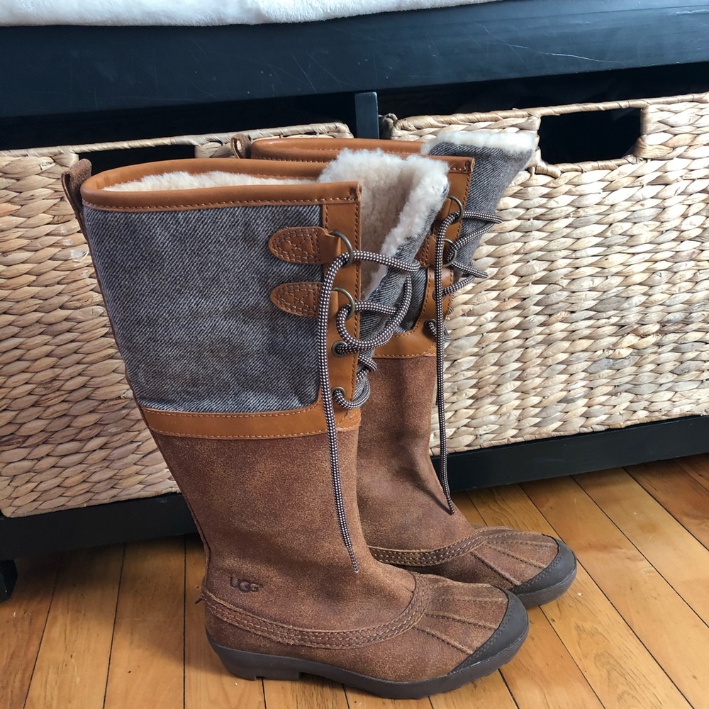 Tan tall UGG boots